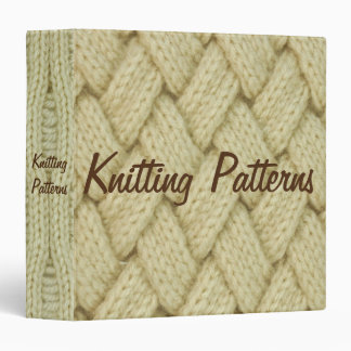 Knitters Knitting Yarn Pattern Folder