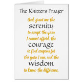 Knitters Prayer Funny (Front)