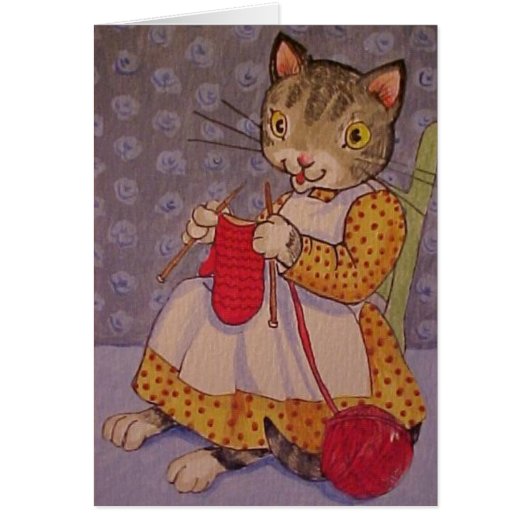 Knittin' Kitten Cards (Front)