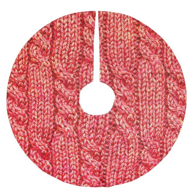 Knitting_016_by_JAMFoto Brushed Polyester Tree Skirt (Front)