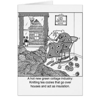Knitting, a Green Cottage Industry Cards