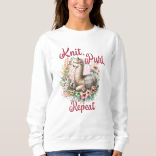 Knitting Alpaca Sweatshirt