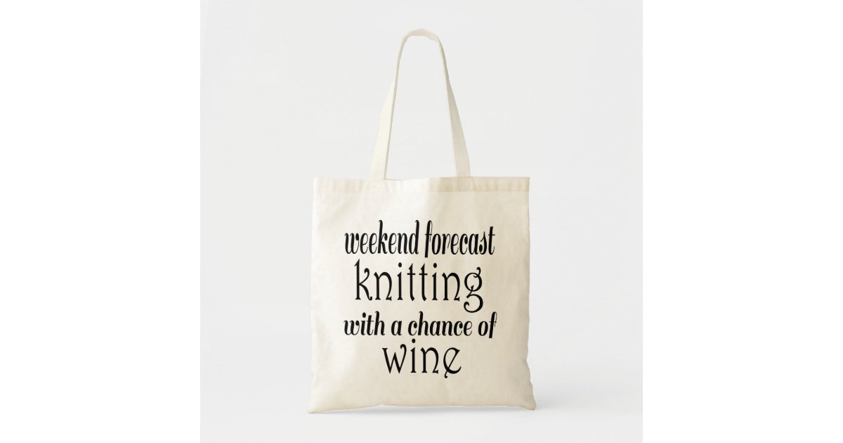 You Can Never Have Too Much Yarn Funny Knitting Tote Bag, Zazzle