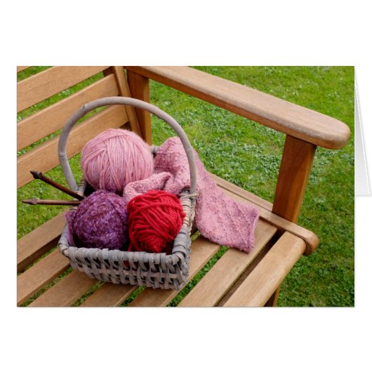 Knitting basket cards (Front Horizontal)