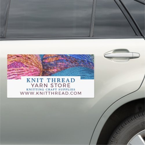 Knitting Bundles Knitting Store Yarn Store Car Magnet