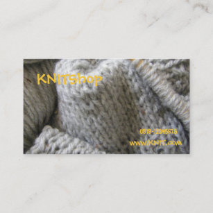 Knitting/ Business Card
