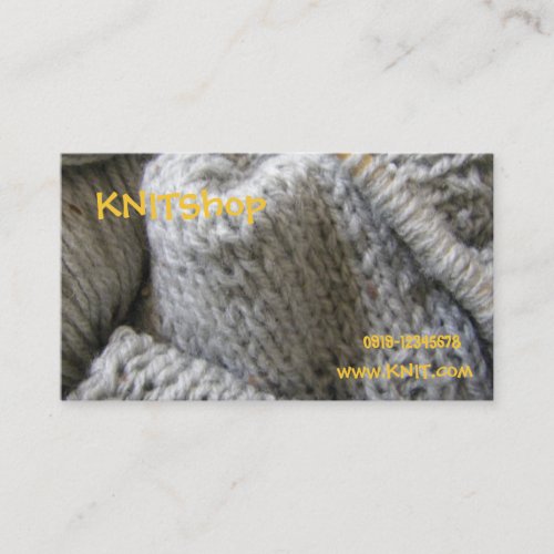 Knitting/ Business Card Templates