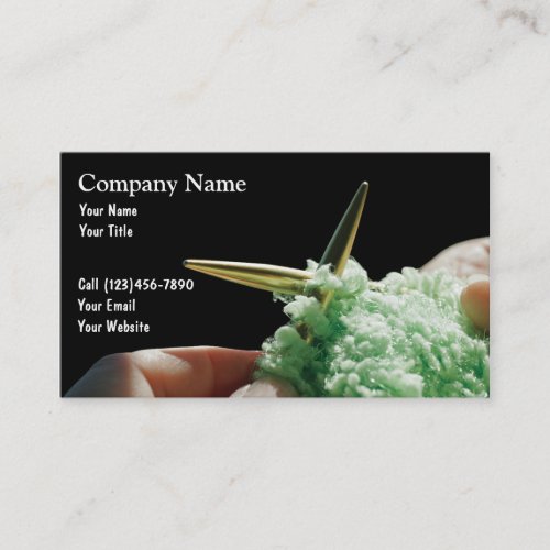 Knitting Business Cards