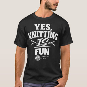 Knitting Crochet Life Fiber T-Shirt
