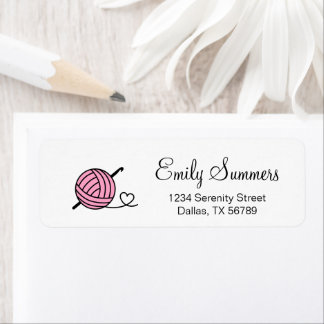 Knitting Crocheting Yarn - Custom Color Label