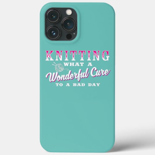 Knitting Crouchet Needles Knit Crouching Yarn  iPhone 13 Pro Max Case