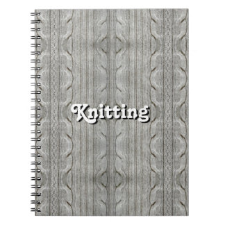 Knitting (customizable) notebook