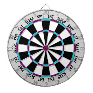 Knitting • Eat Sleep Knit Crafts Dartboard With Darts
