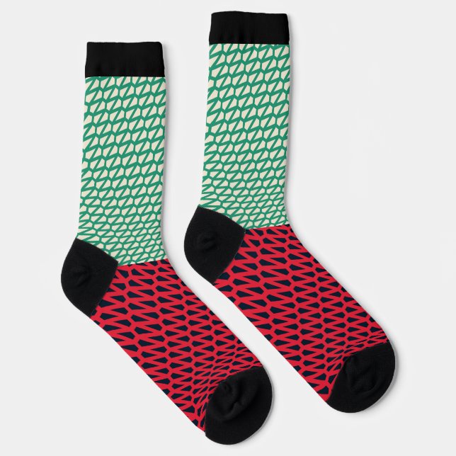 Knitting effect socks (Right)