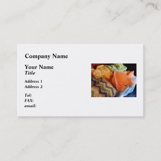 Customizable Knitting For Baby Business Card Templates