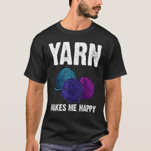 Knitting For Men Women Crochet Yarn Thread 1 T-Shirt