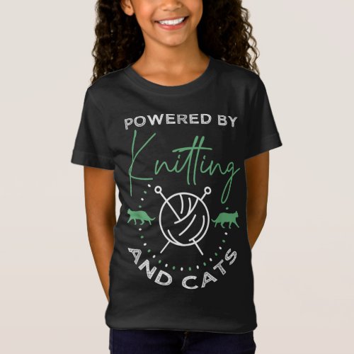 Knitting Funny Cat Lover Quote Knitting Lover T_Shirt