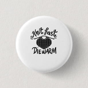 Knitting Funny Knitter Button
