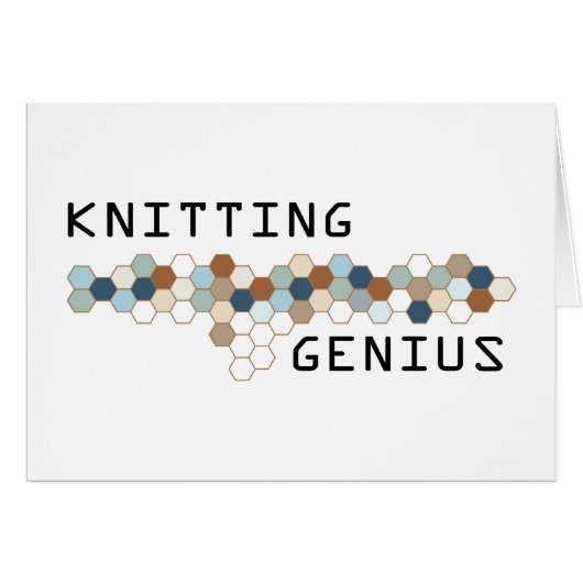 Knitting Genius Cards (Front Horizontal)