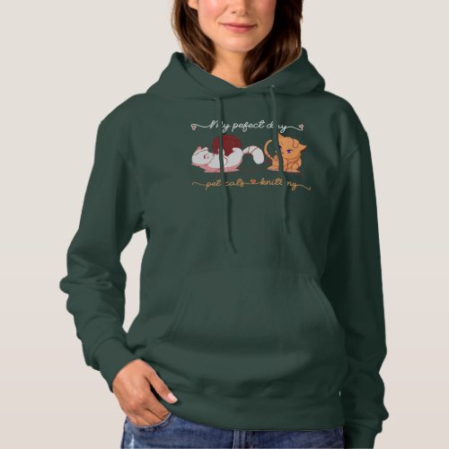 Knitting Gifts for Knitters My Perfect Day Pet Hoodie