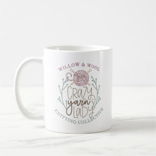 Knitting Group Slogan Yarn T-Shirt Coffee Mug