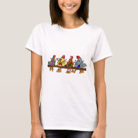Knitting Hens  T-Shirt