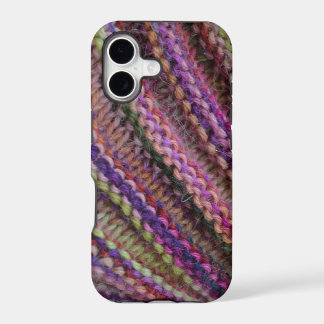 Knitting in Sunset Colours iPhone 17 Case