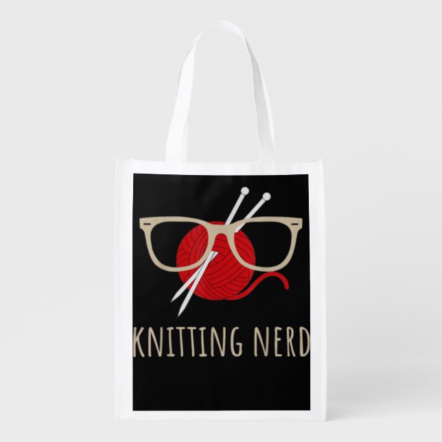 Knitting Is My Favorite Sport - Knitting Knitter C Grocery Bag (Front)