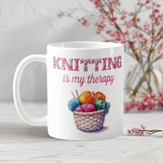 Knitting Is My Therapy