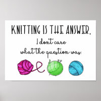  Knitting Gifts for Women - Funny Humor Saying I Knit