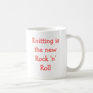 Knitting is the new Rock 'n' Roll Coffee Mug