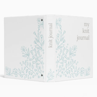 Knitting Journal/Organizer 3 Ring Binder