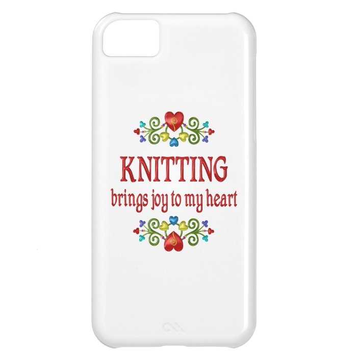 Knitting Joy iPhone 5C Covers