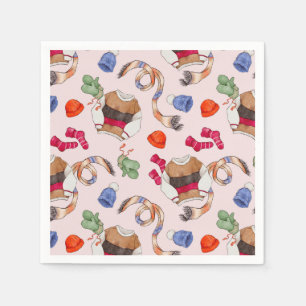 Knitting Joy (Platinum Pink) – Napkins