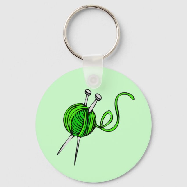 Knitting Keychain (Front)