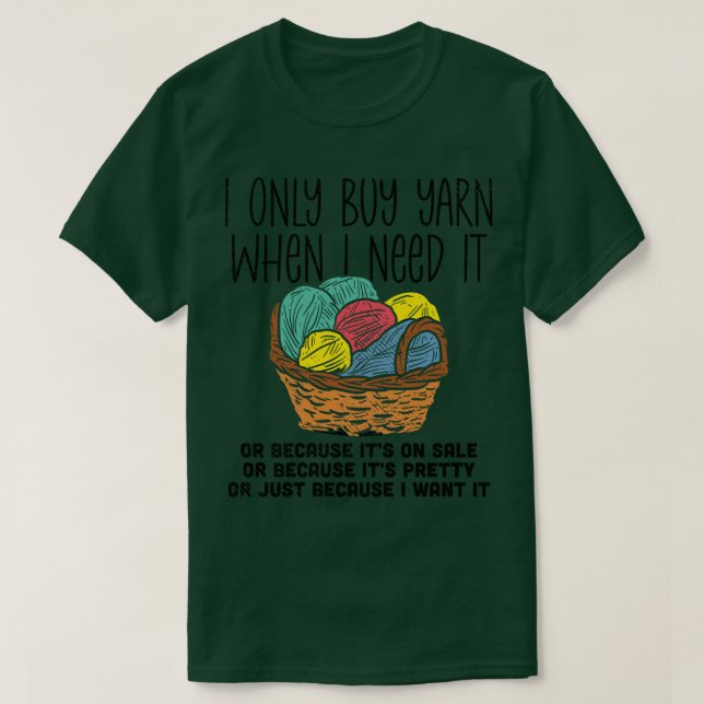 Knitting Knitting Basket 2 T-Shirt (Design Front)