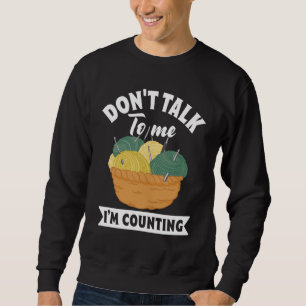 Knitting Love Hobby Yarn Crochet Crocheting needle Sweatshirt