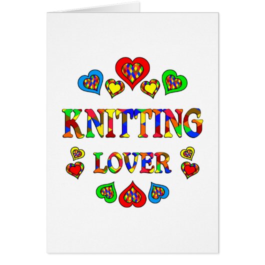 Knitting Lover Cards (Front)