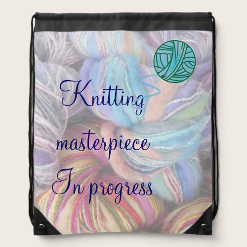 Knitting Masterpiece Project Bag for Crafters