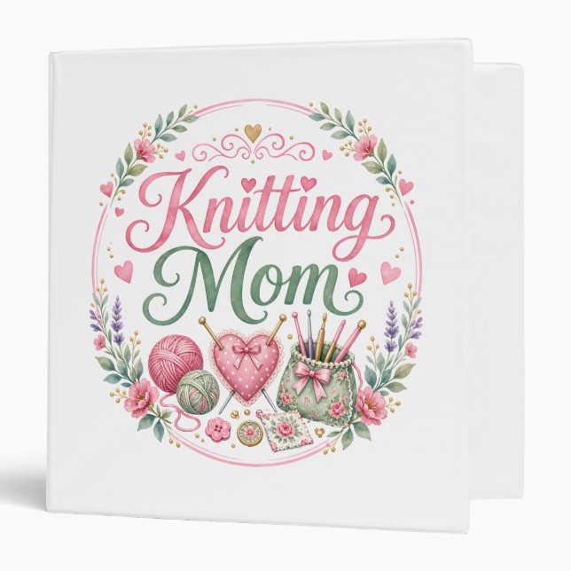 Knitting Mom Binder (Front/Inside)