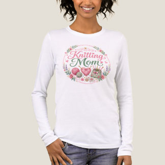 Knitting Mom - Tri-blend Long Sleeve Shirt