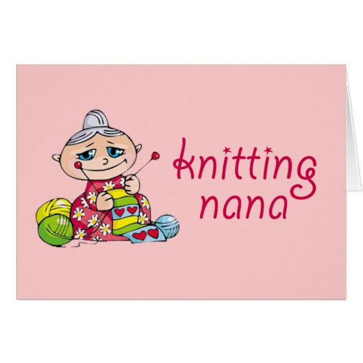 Knitting Nana Cards (Front Horizontal)
