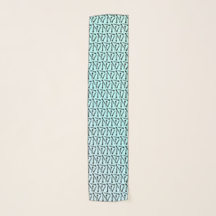 Knitting Needles Crafts Mint Scarf
