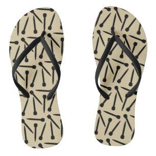 Knitting Needles Yarn + Crafts Flip Flops