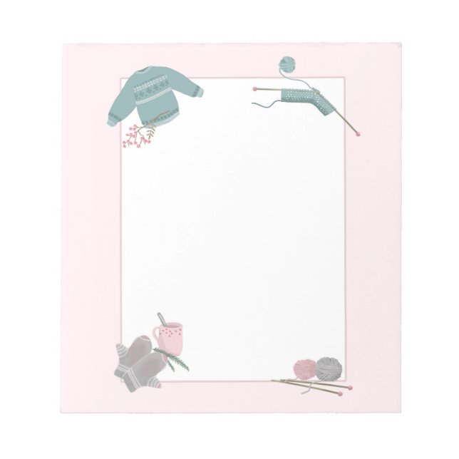 Knitting Notepad (Front)