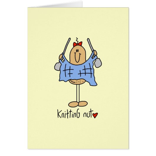 Knitting Nut T-shirts and Gifts (Front)