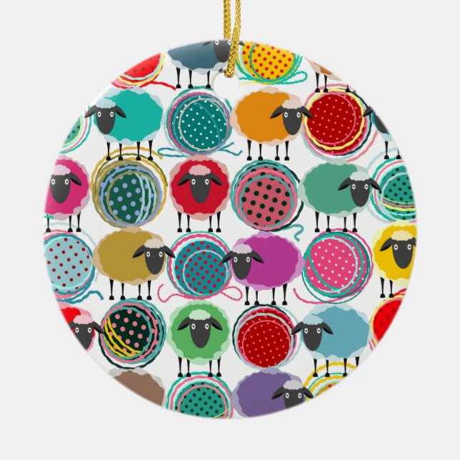 Knitting Ornament - SRF (Front)