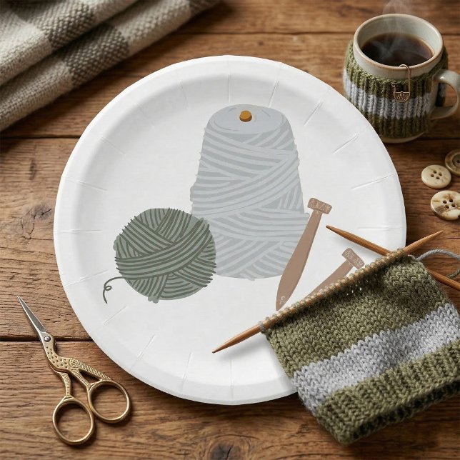Knitting Paper Plates (Creator Uploaded)