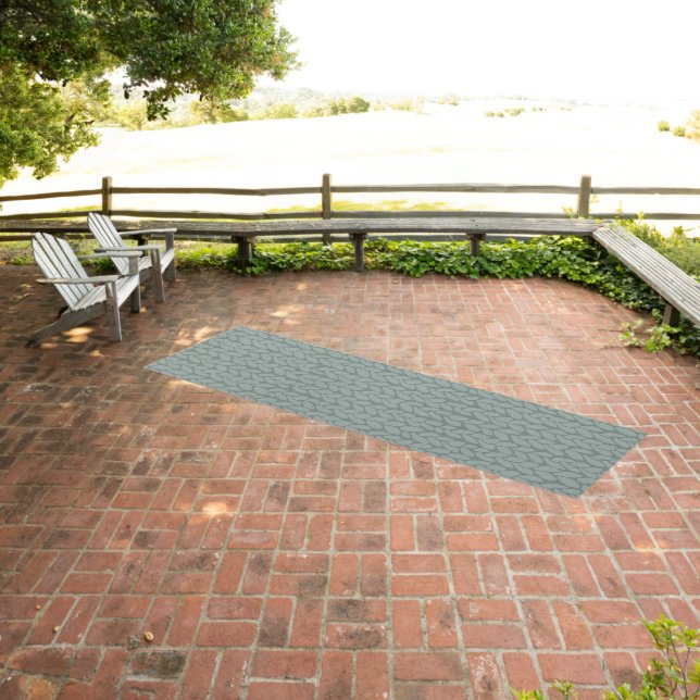 Knitting Pattern Outdoor Rug (Insitu (Outdoor 3))