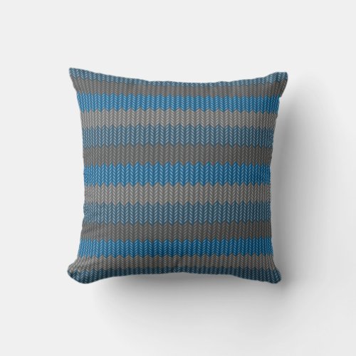 Knitting Pillows Wool Print Throw Pillows Custom